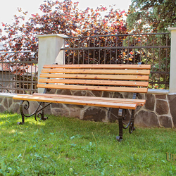Kovaná lavička do záhrad a parkov - exteriérový nábytok