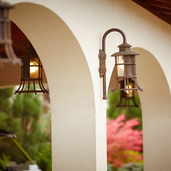 Kované osvetlenie luxusných parkovacích garáží - exteriérové svietidlo - záhradné lampy Klasik Zvon